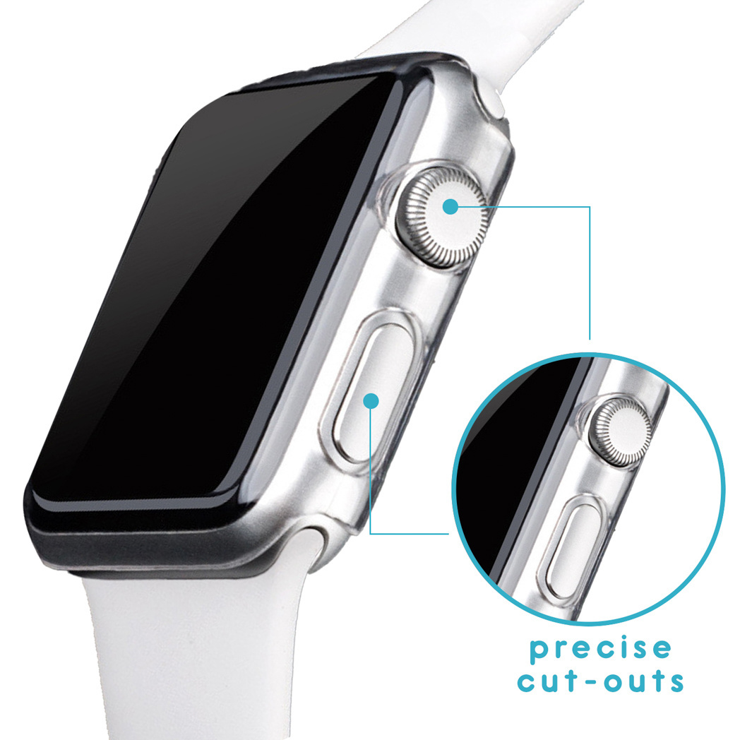 imoshion Softcase + Screenprotector Apple Watch Serie 4-6 / SE 44 mm -  Transparant / Transparent (AWA4451052201) kopen » Centralpoint