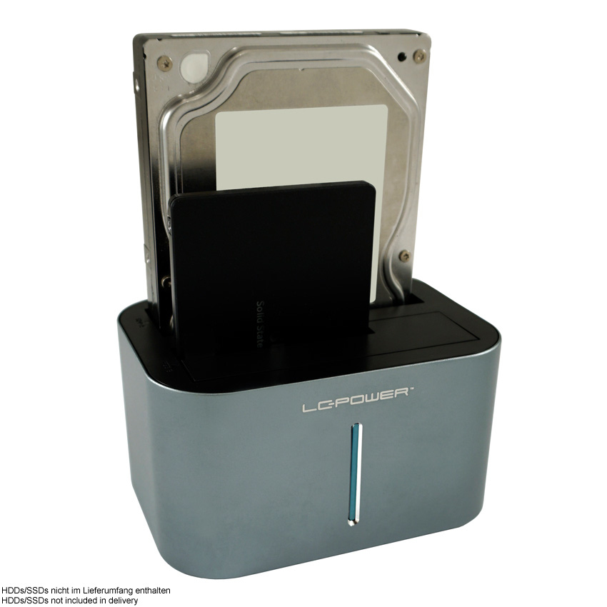 Lc Power 2x 2 5 3 5 Ssd Hdd Sata Usb 3 0 5 Gb S 129 X 72 X 96 Mm 467 G Lc Dock U3 Iv Kopen Centralpoint