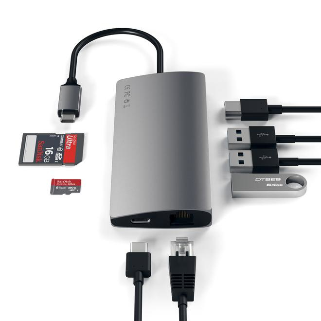 Satechi MultiPort Adapter V2 Dock st. (STTCMA2M) kopen » Centralpoint
